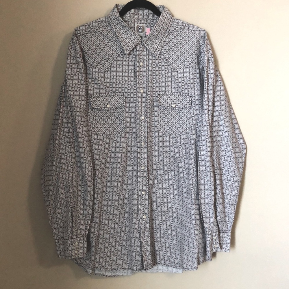 Men’s XXL Cinch Casual Shirt with snap buttons